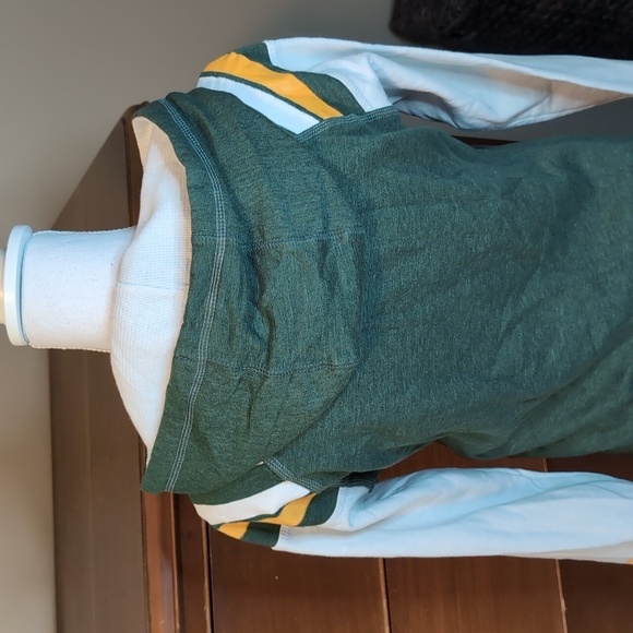 GREEN BAY PACKER Zip-UP Sweatshirt Majestic FOOTBALL FAN Must 💚💛 - Picture 6 of 14
